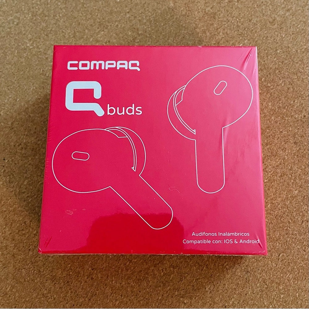 Compaq wirless Earbuds QBuds Bluetooth with immersive Premium Sound